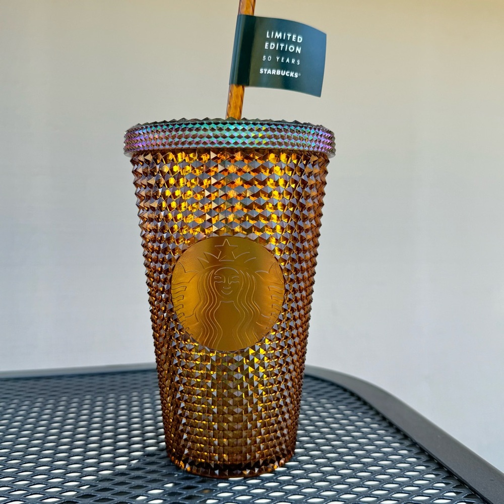 Starbucks 50th Anniversary Grande studded tumbler
